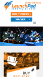 Mobile Screenshot of launchpadtrampoline.com
